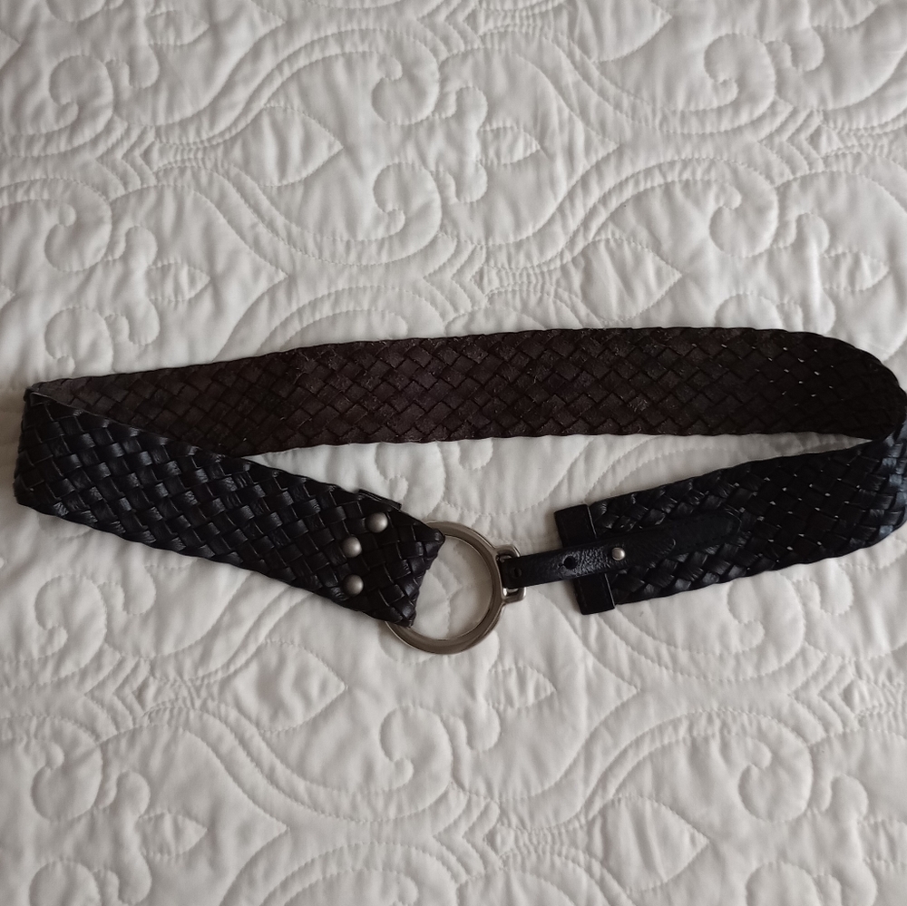 Leather belt